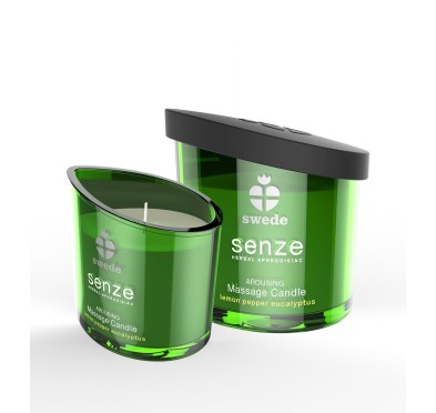 Swede - Senze Arousing Massage Candle Lemon Pepper Eucalyptus